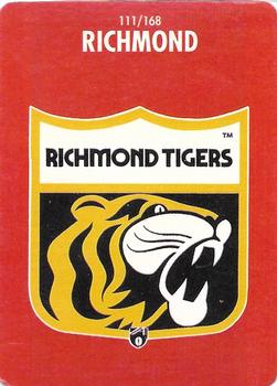 1991 Scanlens Stimorol #111 Richmond Tigers Front